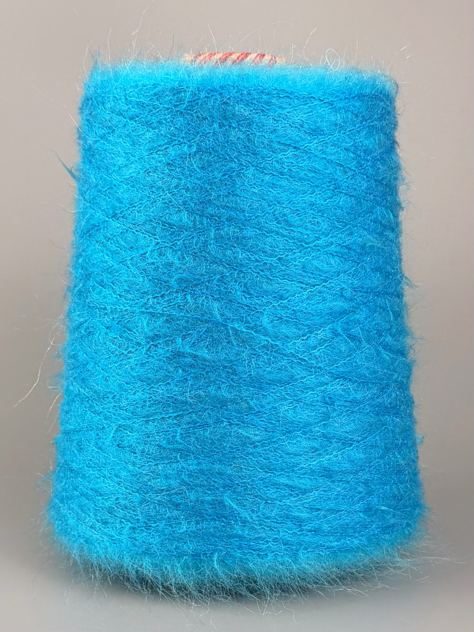 Outlet – Filato alpaca con acrilico col. Blu turchese foto 2